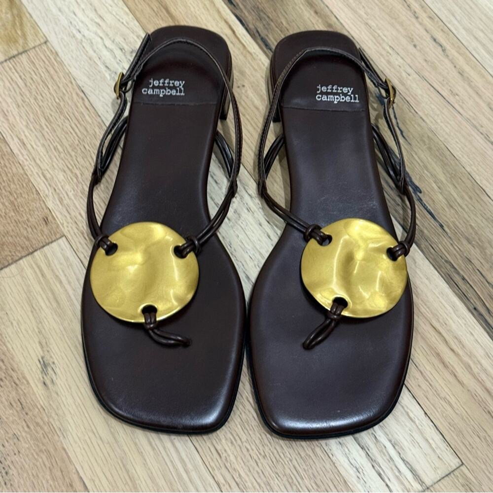 Jeffrey Campbell Chance Slingback Thong Sandals - Picture 3 of 6